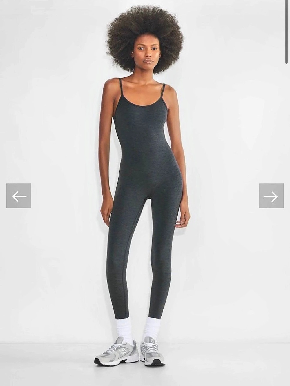 Aritzia Golden Butter Essential Jumpsuit Gray